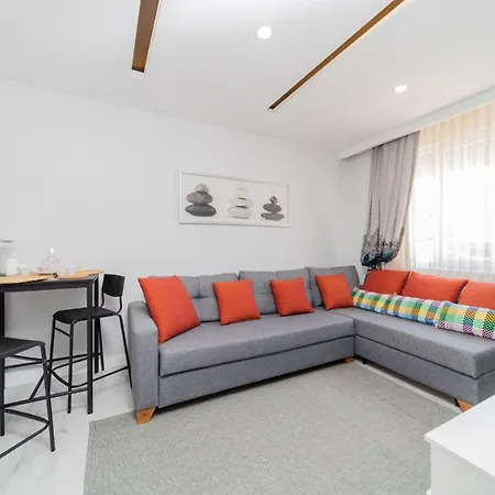 Central And Fully Furnished Flat In Muratpasa Apartment